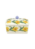 Emma Bridgewater Windblown Daffodils Small Butter Dish