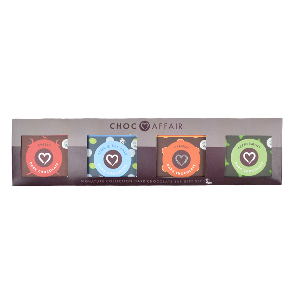 Choc Affair Signature Dark 30g Chocolate Bar Gift Set