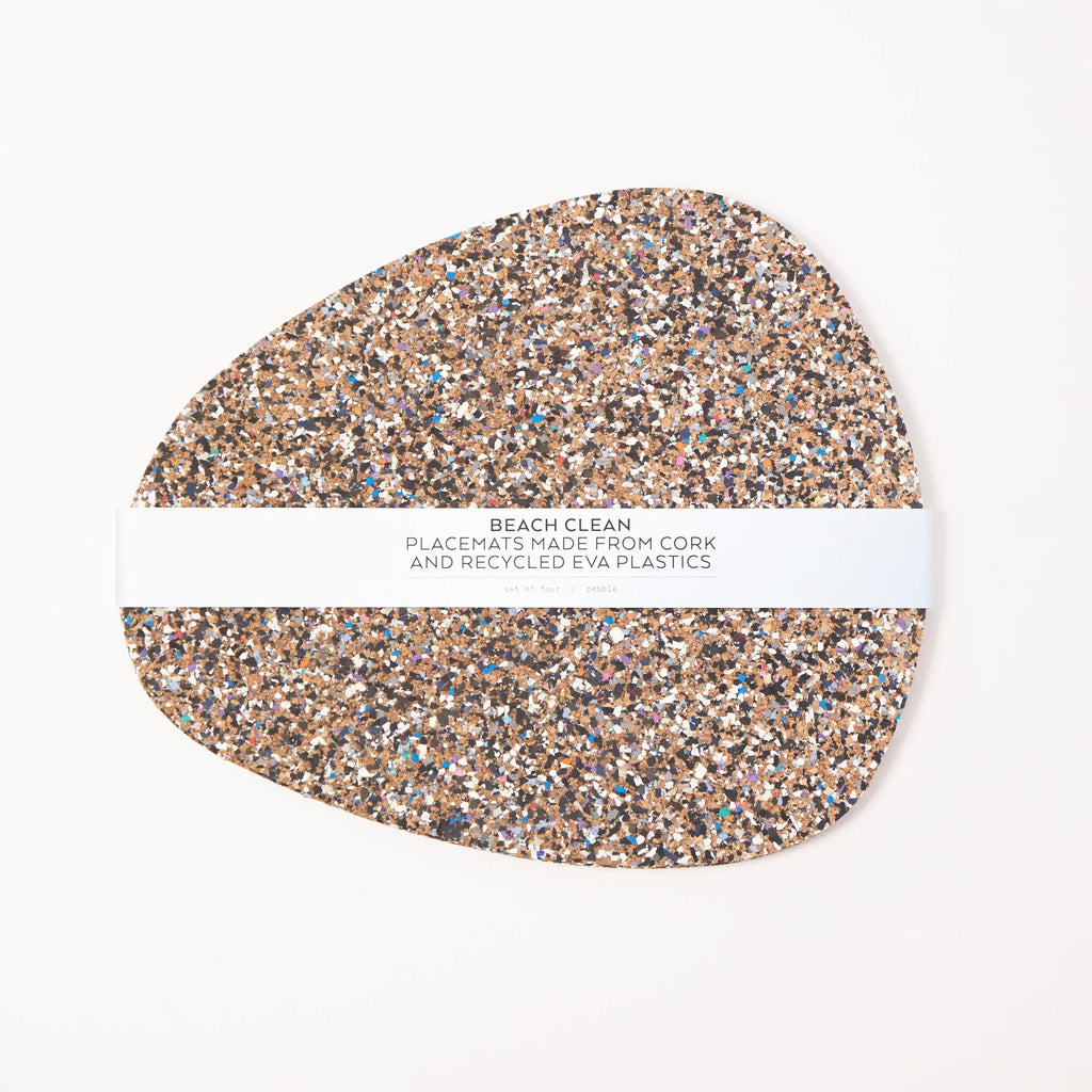 Beach Clean Placemats  Pebble Set of 4
