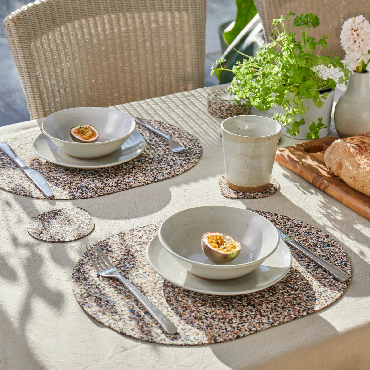 Beach Clean Placemats | Oval Set of 4