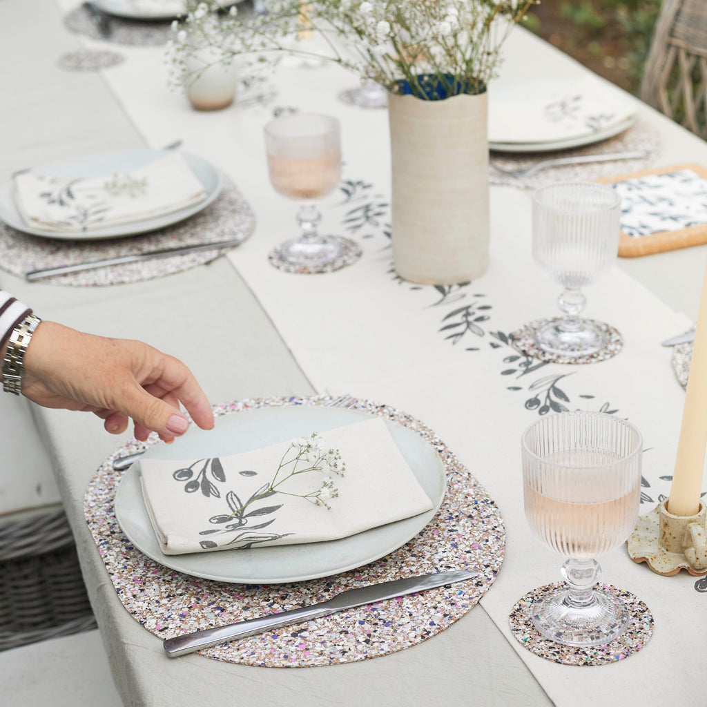 Beach Clean Placemats | Oval Set of 4