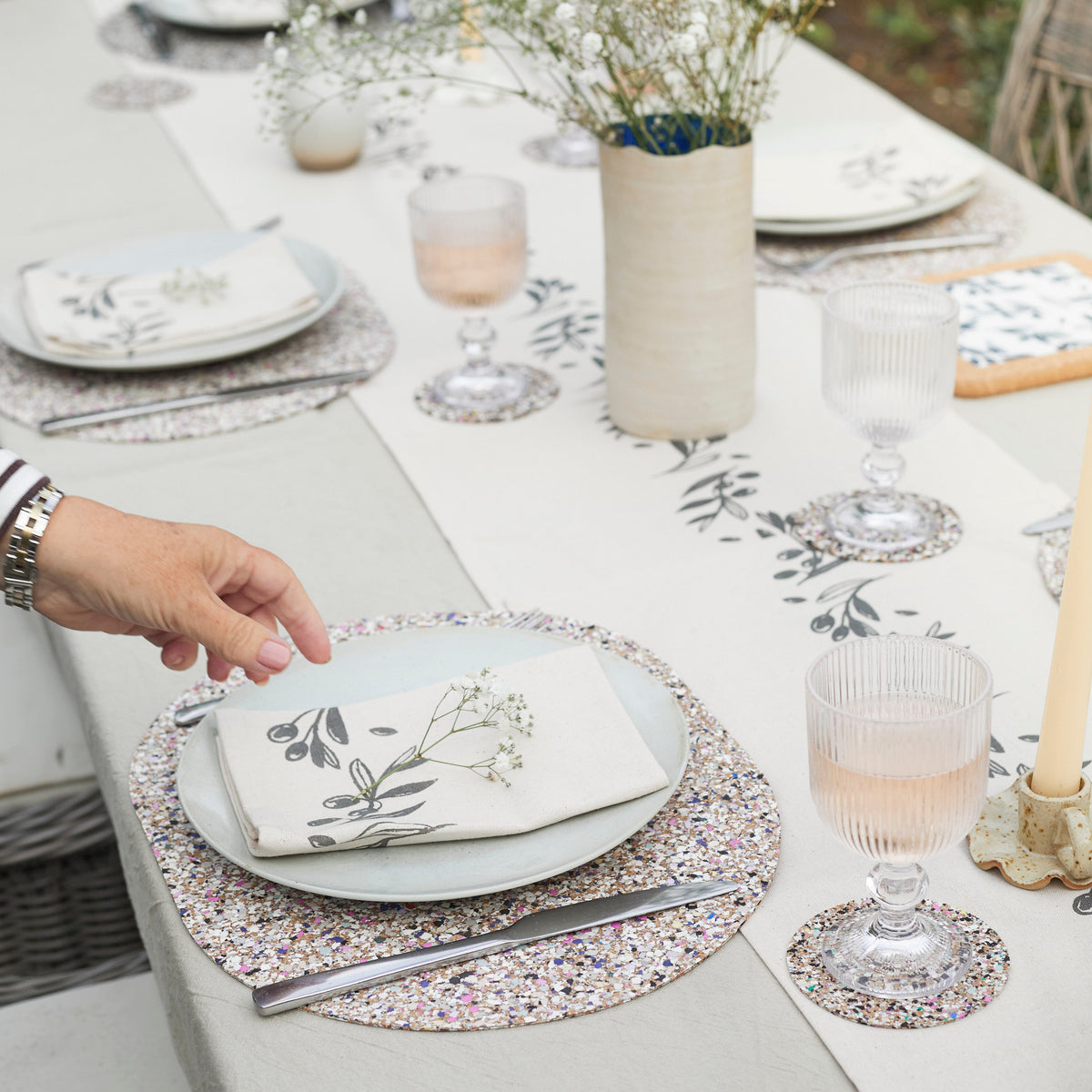 Beach Clean Placemats | Oval Set of 4