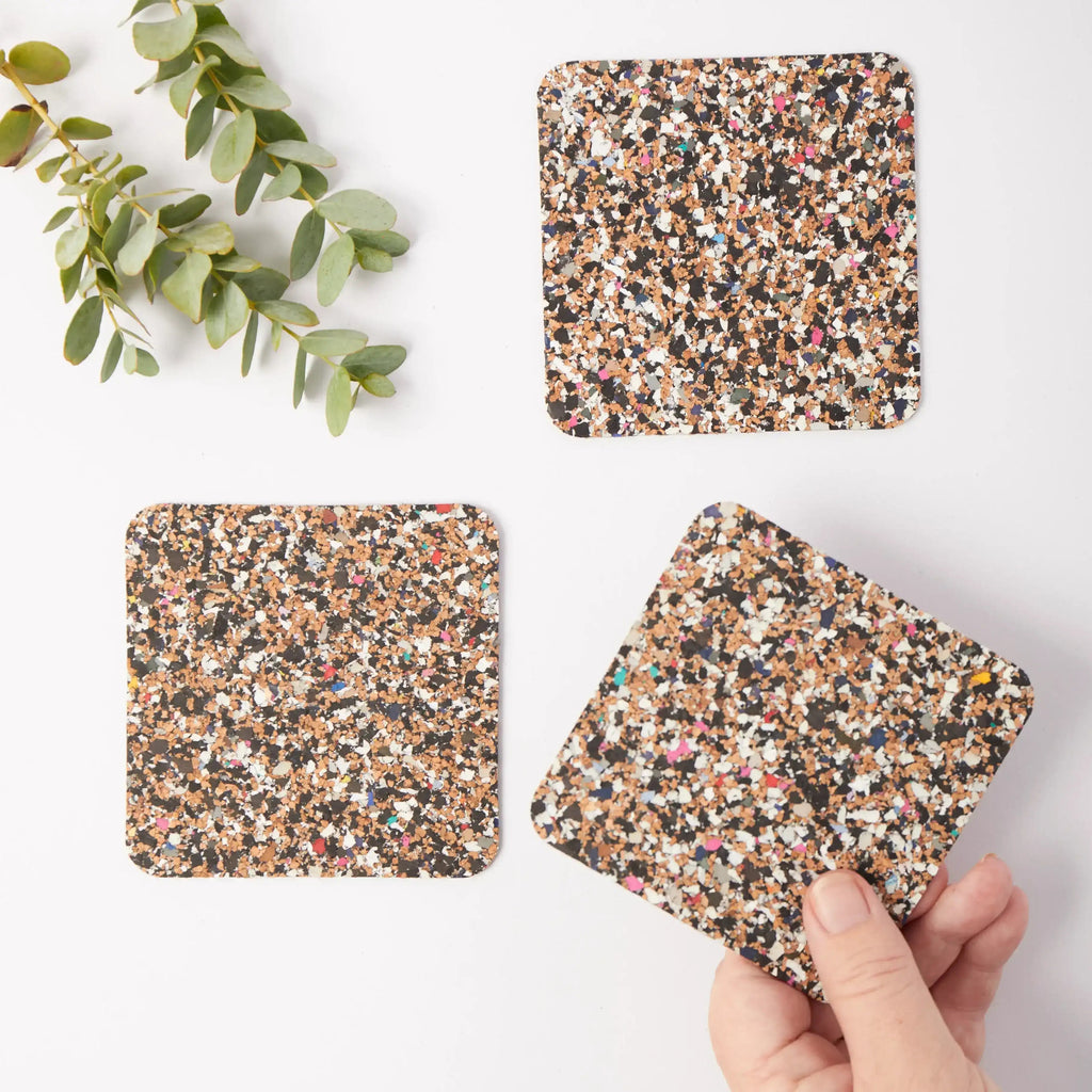 Beach Clean Coasters | Square Set of 4