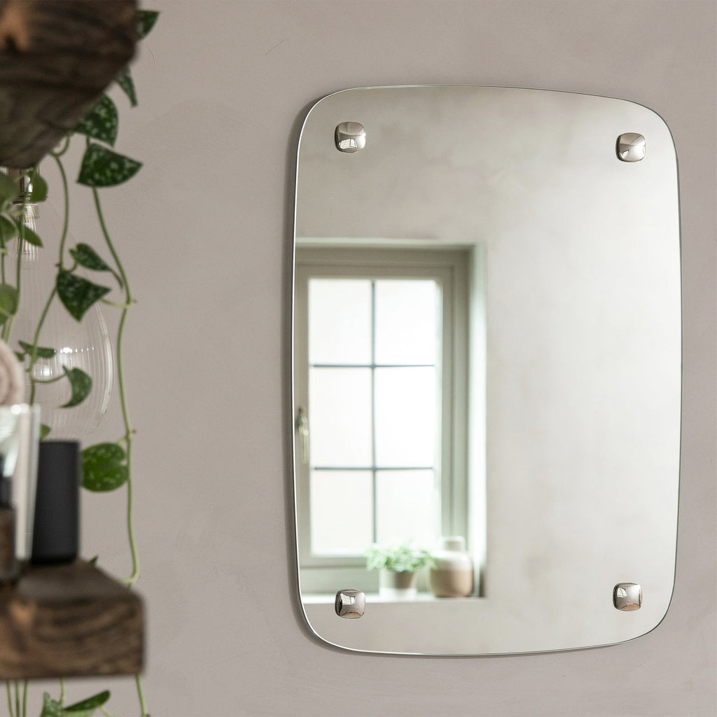 Robert Welch Burford Wall Mirror & Glass Shelf