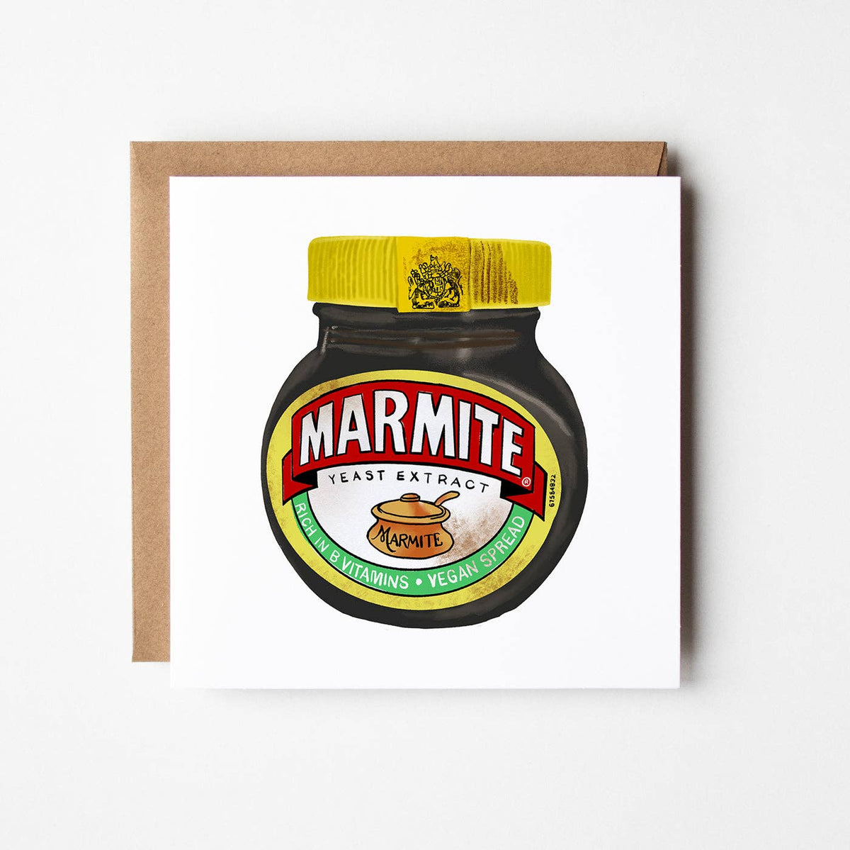 Marmite - blank greetings card