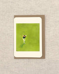 Swatch Golfer Greetings Card