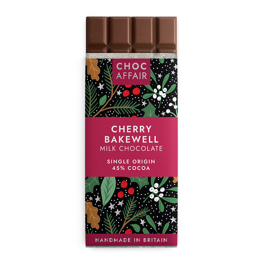Choc Affair Cherry Bakewell Milk Chocolate Bar