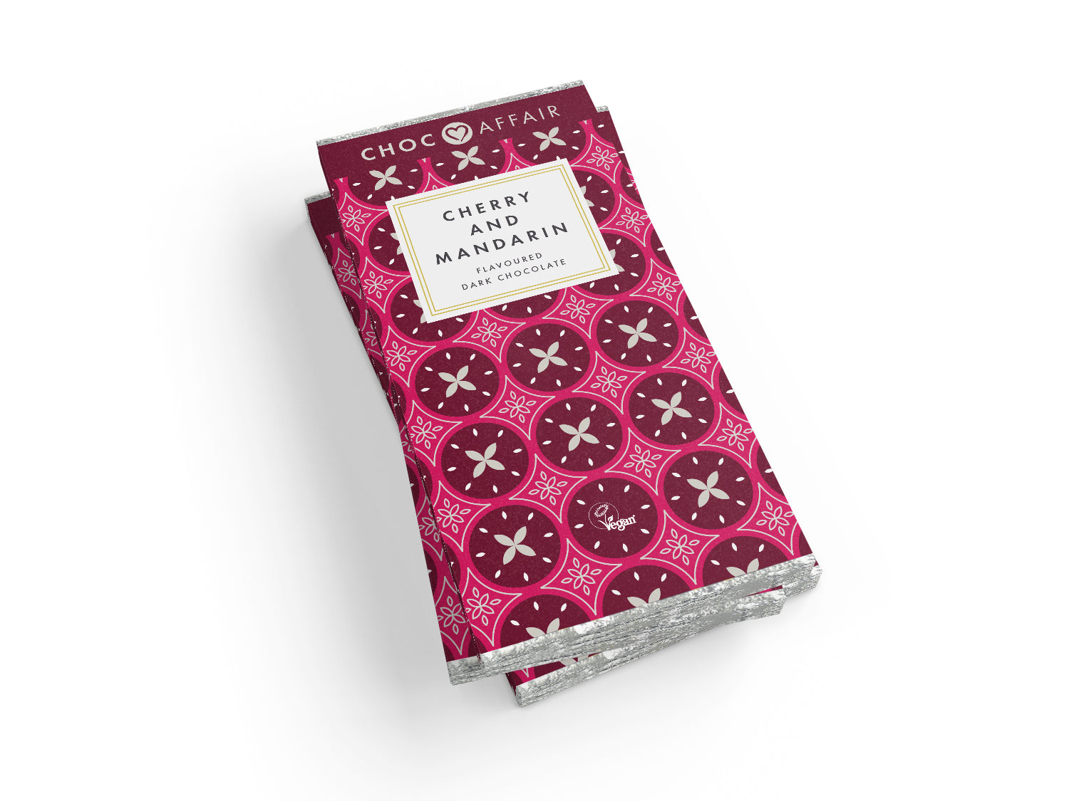 Choc Affair Cherry and Mandarin Dark Chocolate Bar