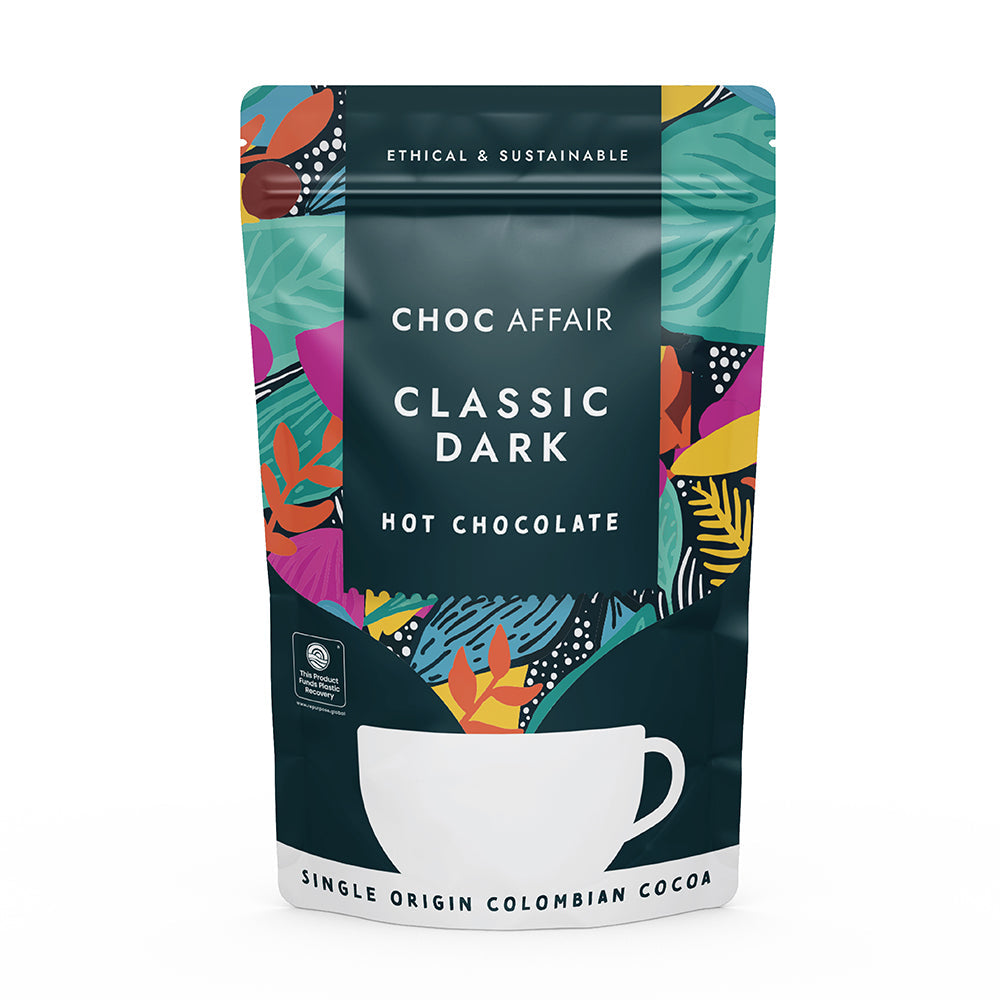 Choc Affair Dark Hot Chocolate Pouch BEST BEFORE END 08/25