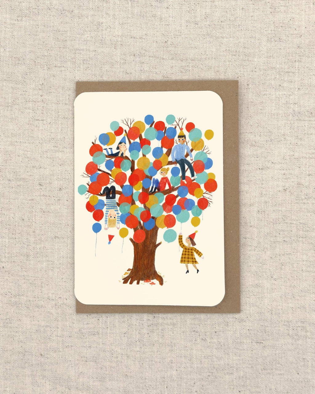 Birthday Balloons Greetings Card