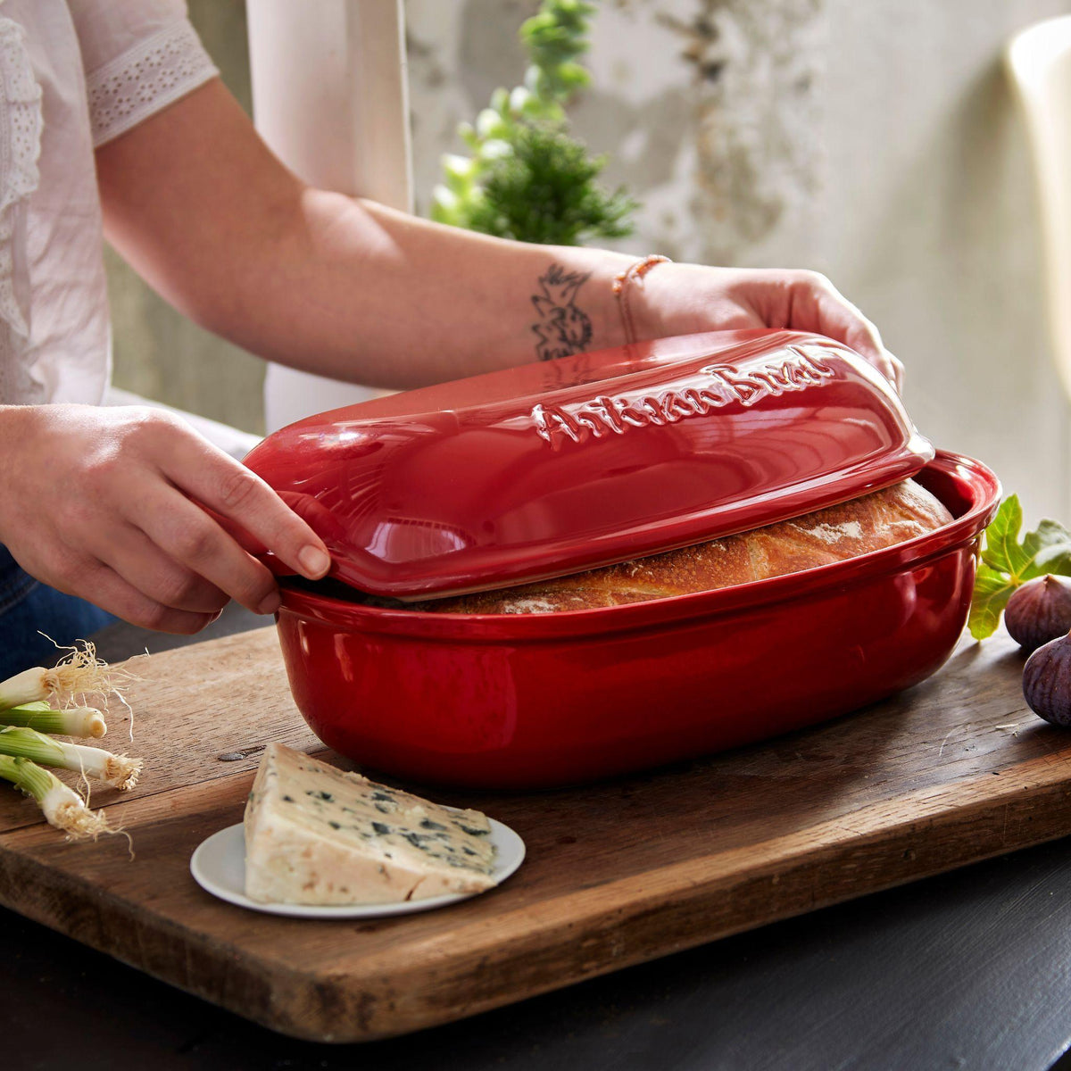 Emile Henry Artisan Bread Baker - Burgundy