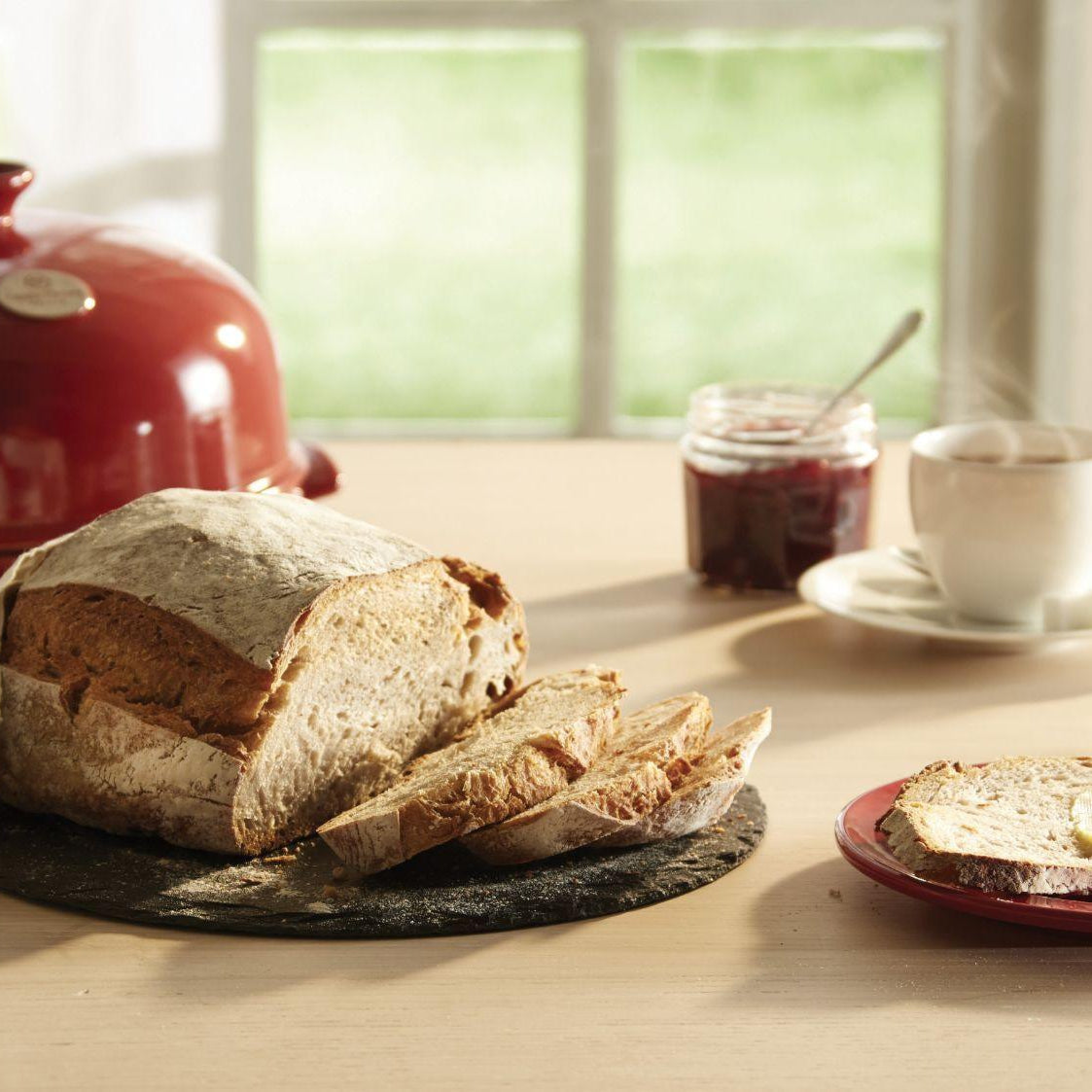 Emile Henry Bread Cloche - Burgundy