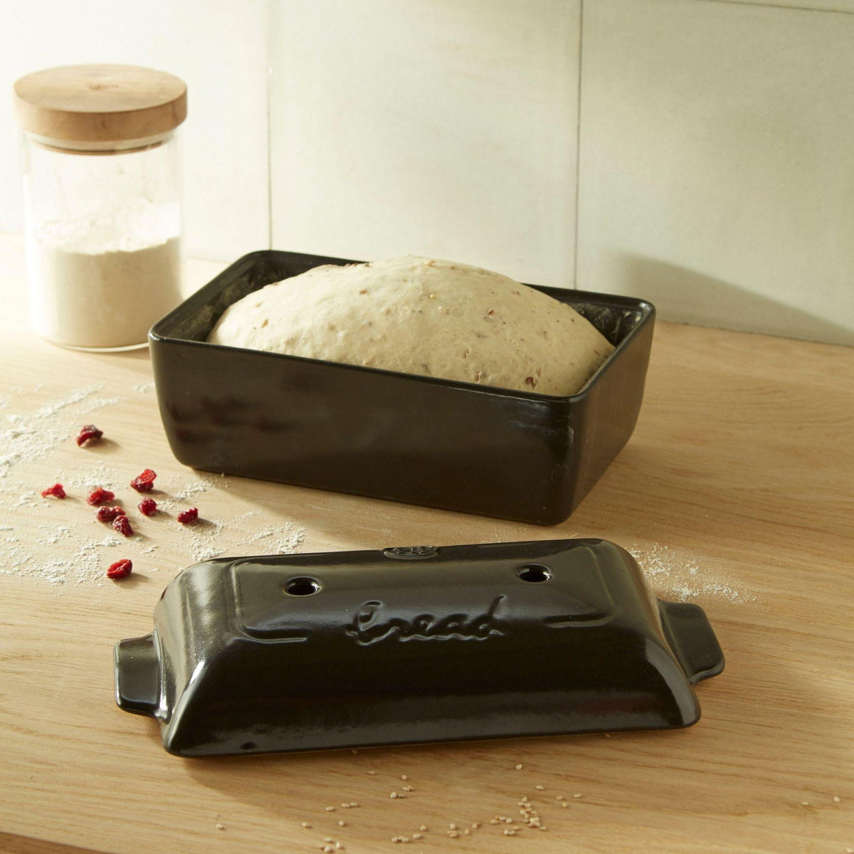 Emile Henry Bread Loaf Baker - Charcoal