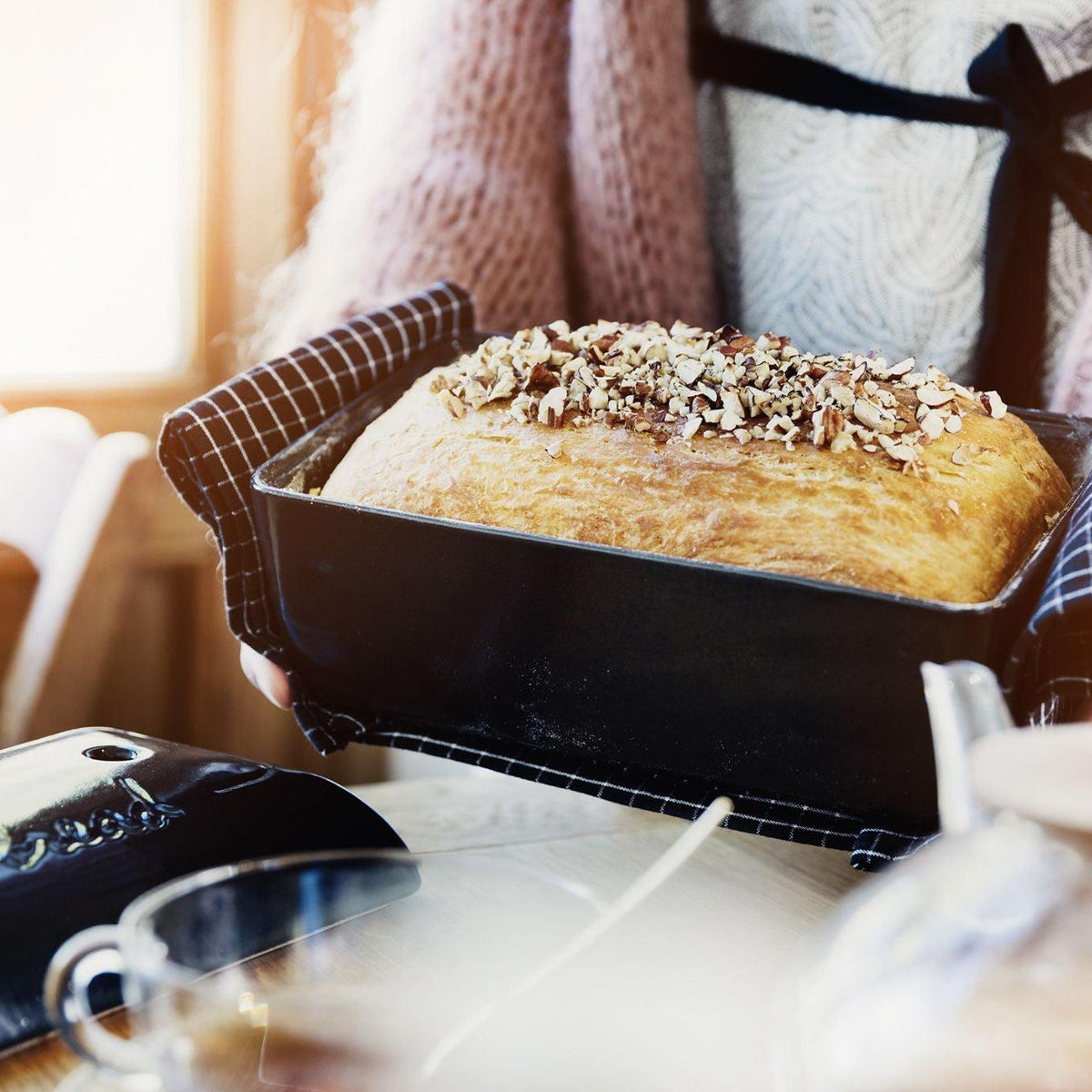 Emile Henry Bread Loaf Baker - Charcoal
