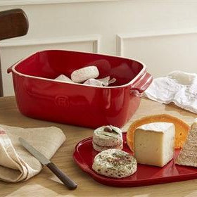 Emile Henry Cheese Box - Burgundy