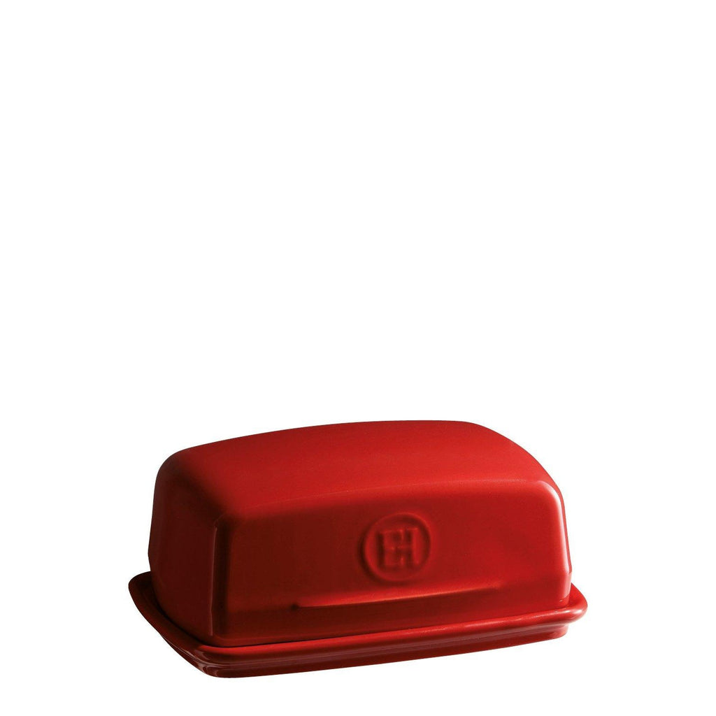 Emile Henry Butter Dish - Burgundy