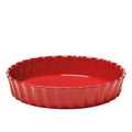 Emile Henry Deep Flan Dish 28cm - Burgundy