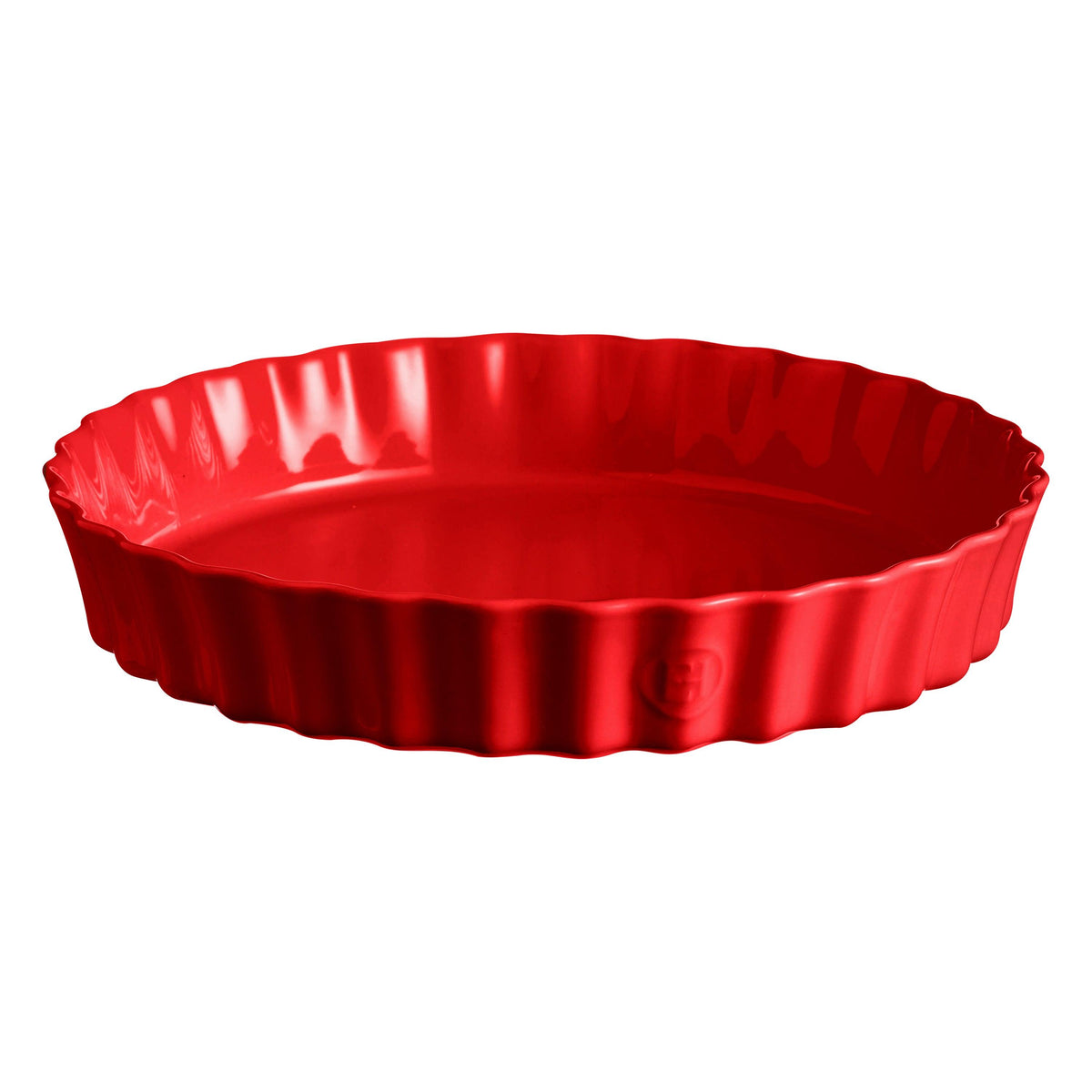Emile Henry Deep Flan Dish 24cm - Burgundy