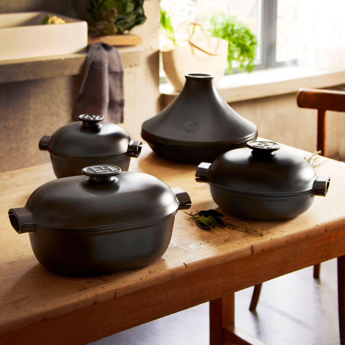 Emile Henry Delight Tagine 33.5cm - Slate