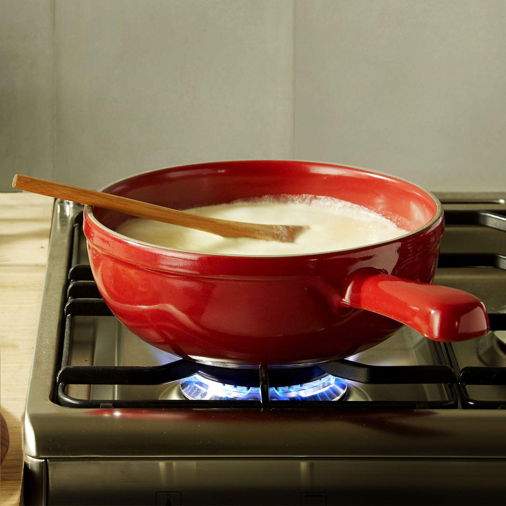 Emile Henry Fondue Set - Burgundy