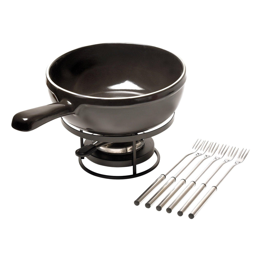 Emile Henry Fondue Set  - Charcoal