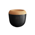 Emile Henry Garlic Pot - Black Truffle