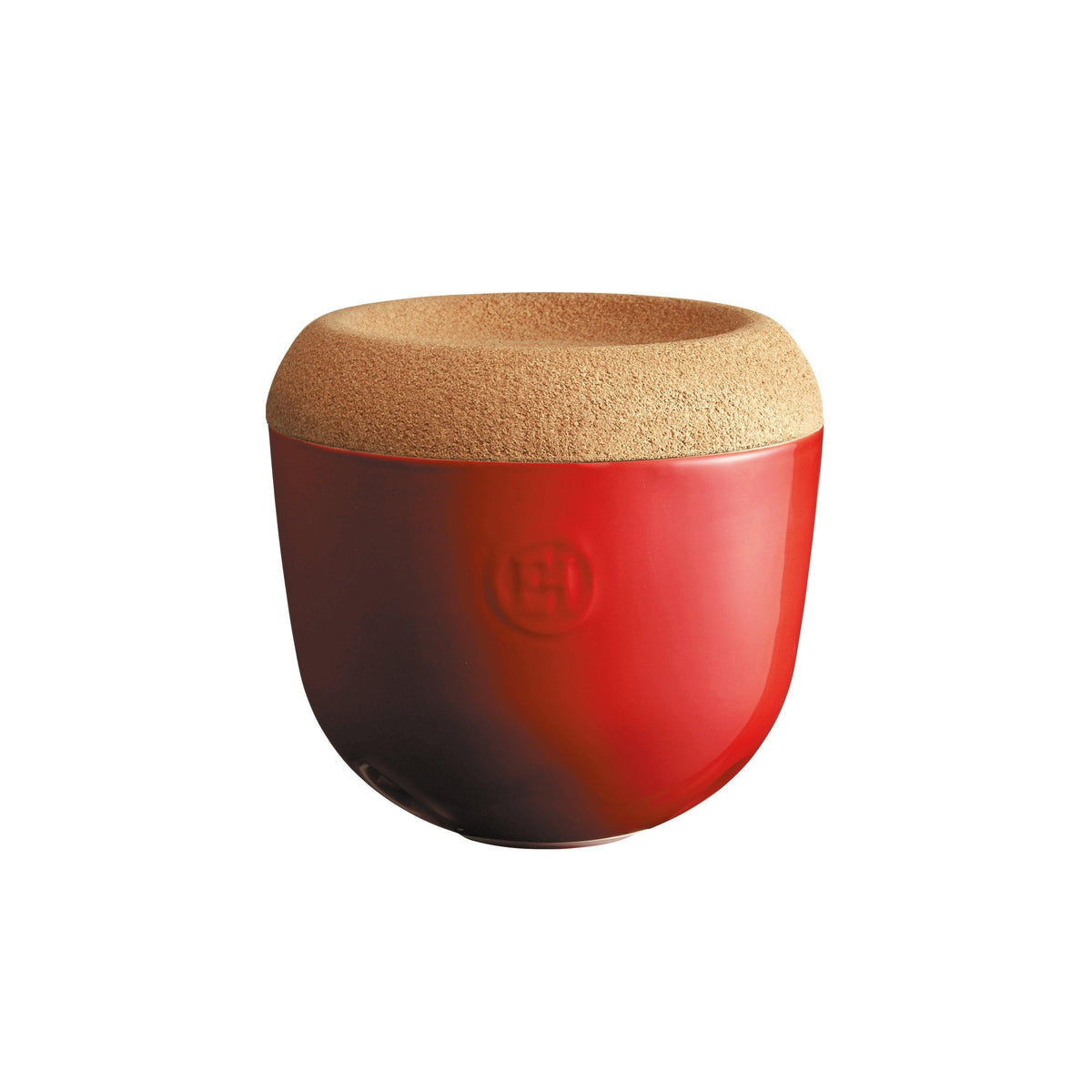 Emile Henry Garlic Pot - Burgundy