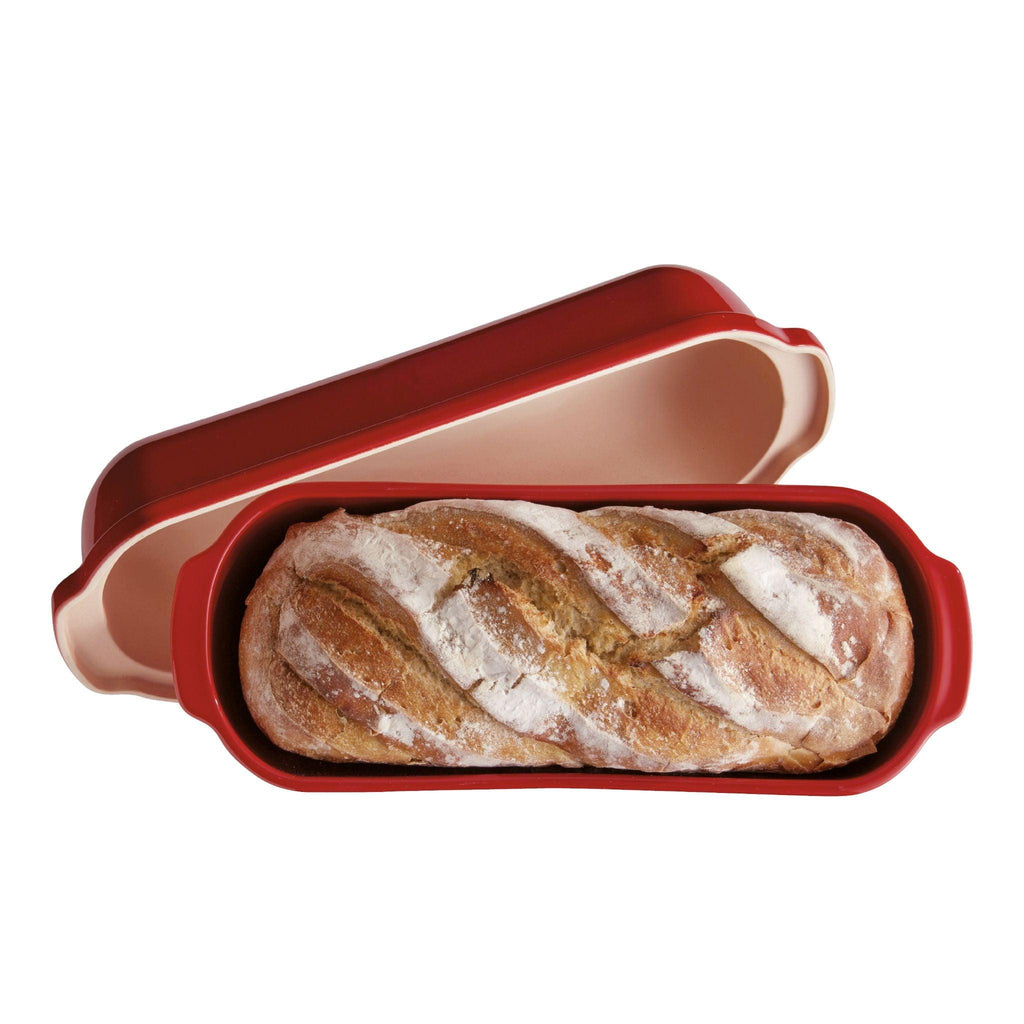 Emile Henry Large Bread Loaf Baker - Burgundy