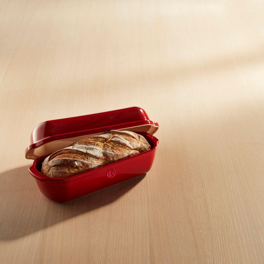 Emile Henry Large Bread Loaf Baker - Burgundy