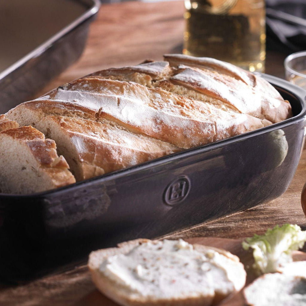 Emile Henry Large Bread Loaf Baker - Charcoal