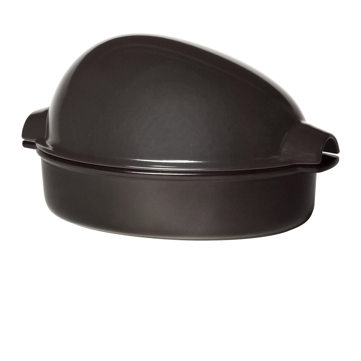 Emile Henry Large Roaster - Charcoal