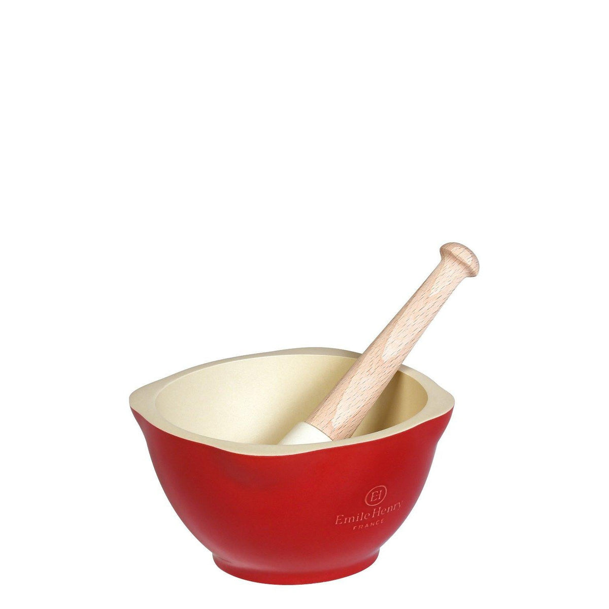 Emile Henry Mortar & pestle - Burgundy