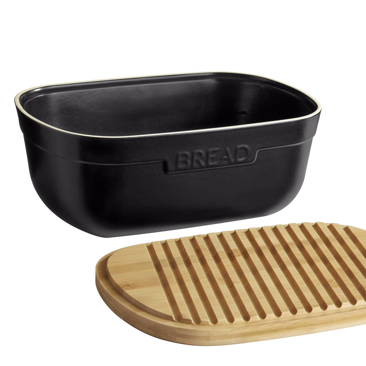 Emile Henry Bread Box - Black Truffle