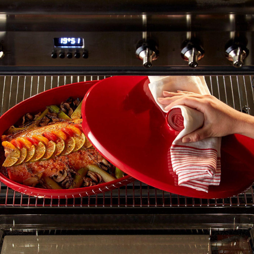 Emile Henry Papillote Steamer 1.9L - Burgundy
