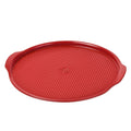 Emile Henry Ridged Pizza Stone 40cm - Burgundy