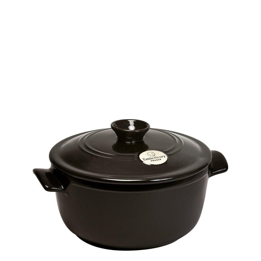 Emile Henry Round Stewpot 2.5L - Charcoal