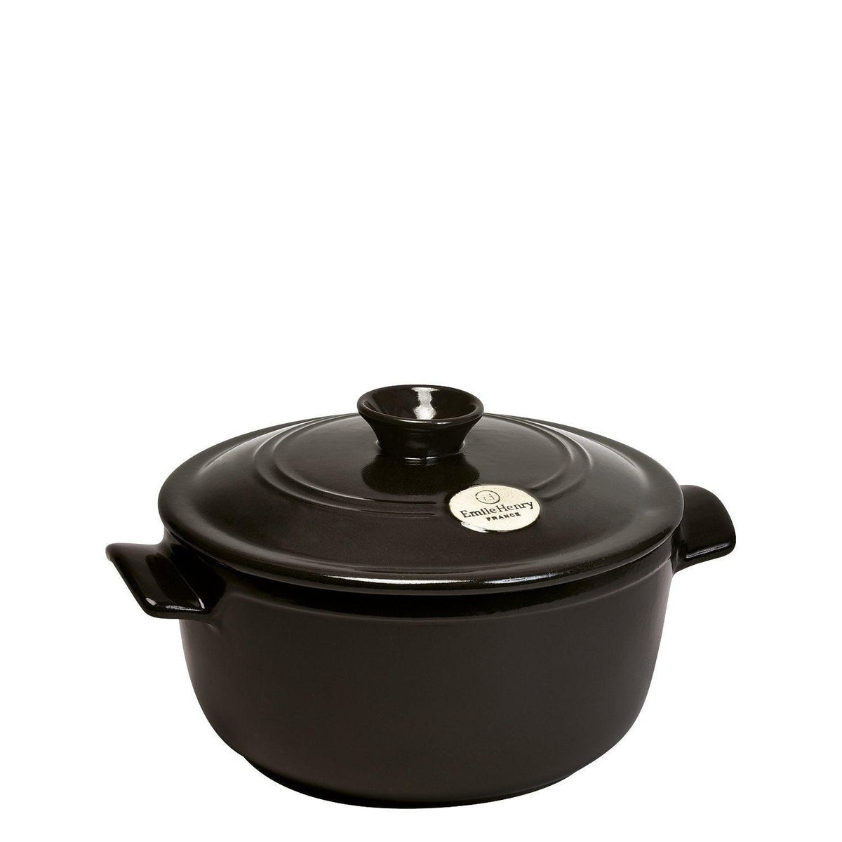 Emile Henry Round Stewpot 2.5L - Charcoal