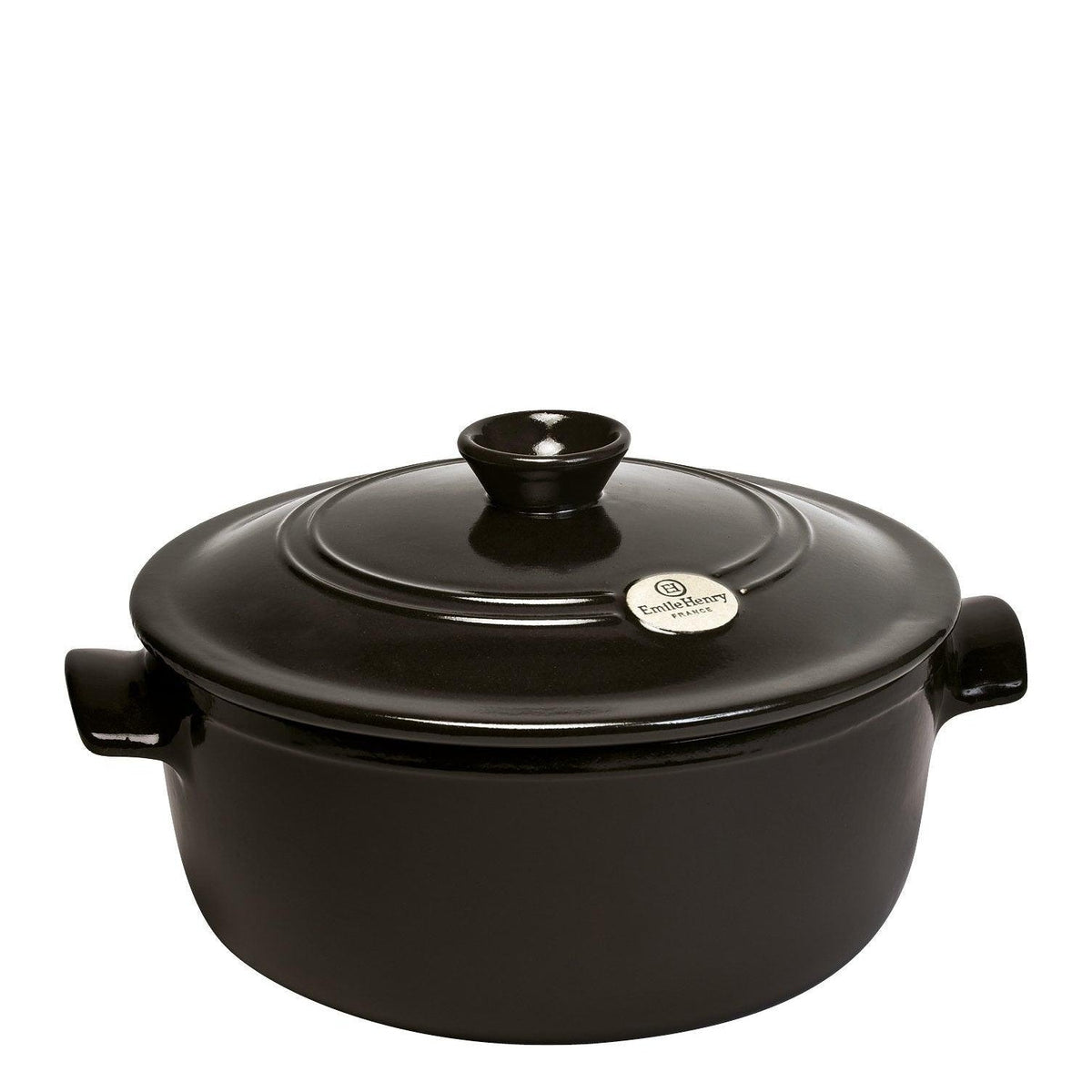 Emile Henry Round Stewpot 4L - Charcoal