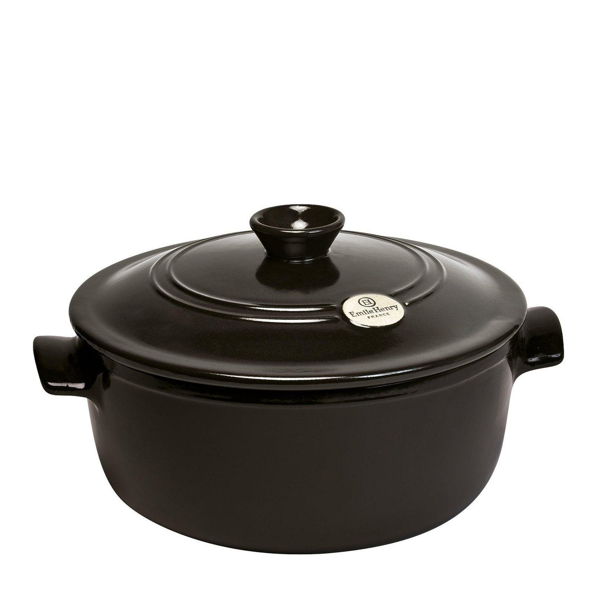 Emile Henry Round Stewpot 5.3L - Charcoal