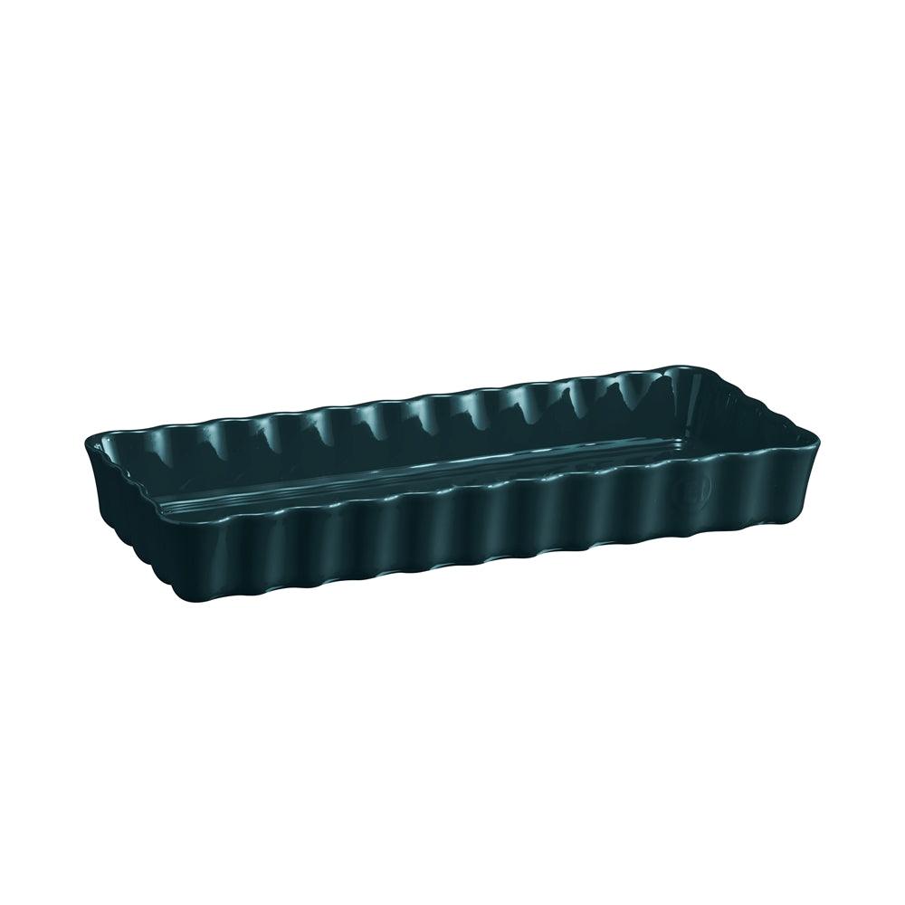 Emile Henry Slim Rectangular Tart Dish - Belle Ile
