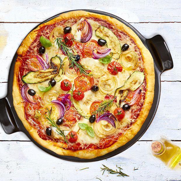 Emile Henry Smooth Pizza Stone 37cm - Charcoal