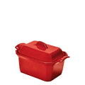 Emile Henry Terrine foie gras + presse 0.63L - Burgundy