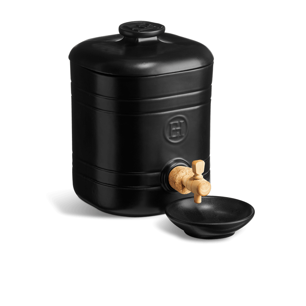 Emile Henry Vinegar Pot - Black Truffle