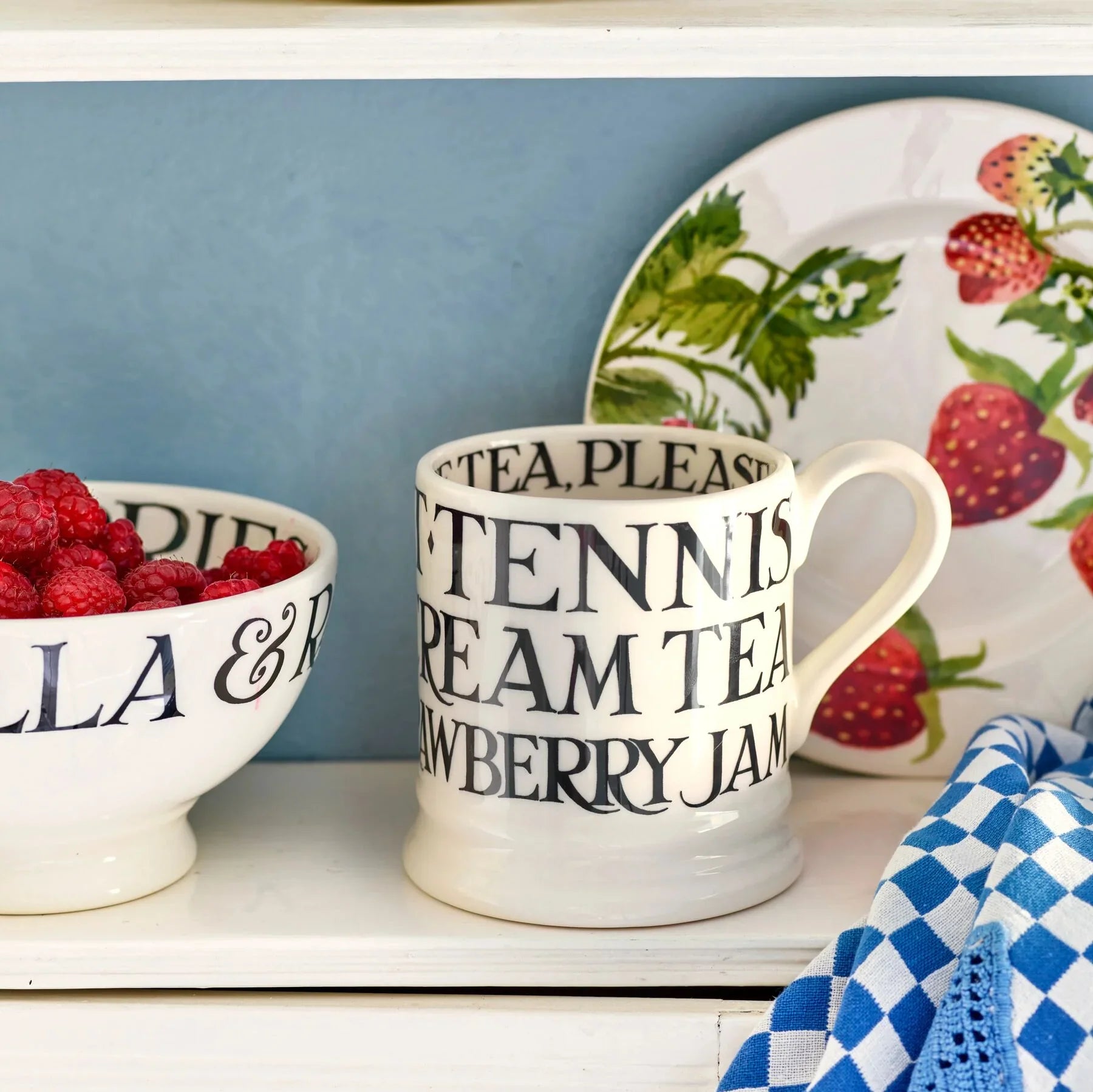 Emma Bridgewater Black Toast Cream Tea 1/2 Pint Mug