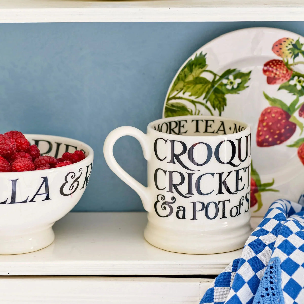 Emma Bridgewater Black Toast Cream Tea 1/2 Pint Mug