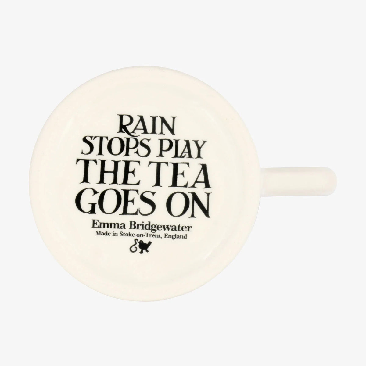 Emma Bridgewater Black Toast Cream Tea 1/2 Pint Mug