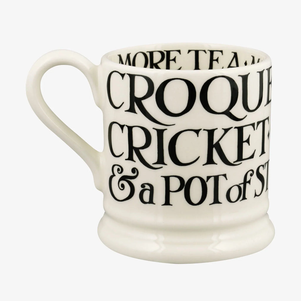 Emma Bridgewater Black Toast Cream Tea 1/2 Pint Mug