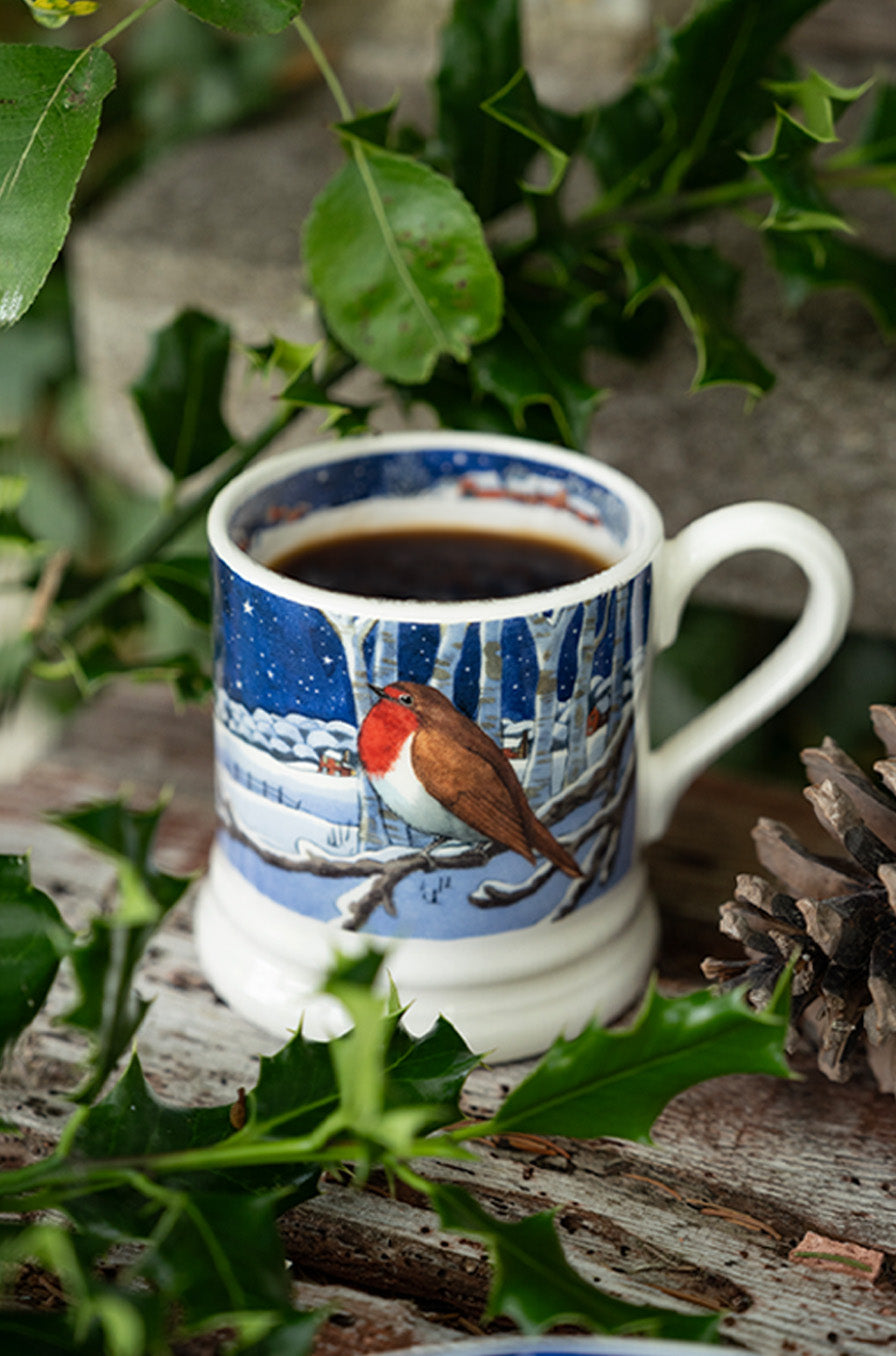 Midnight Robin 1/2 Pint Mug