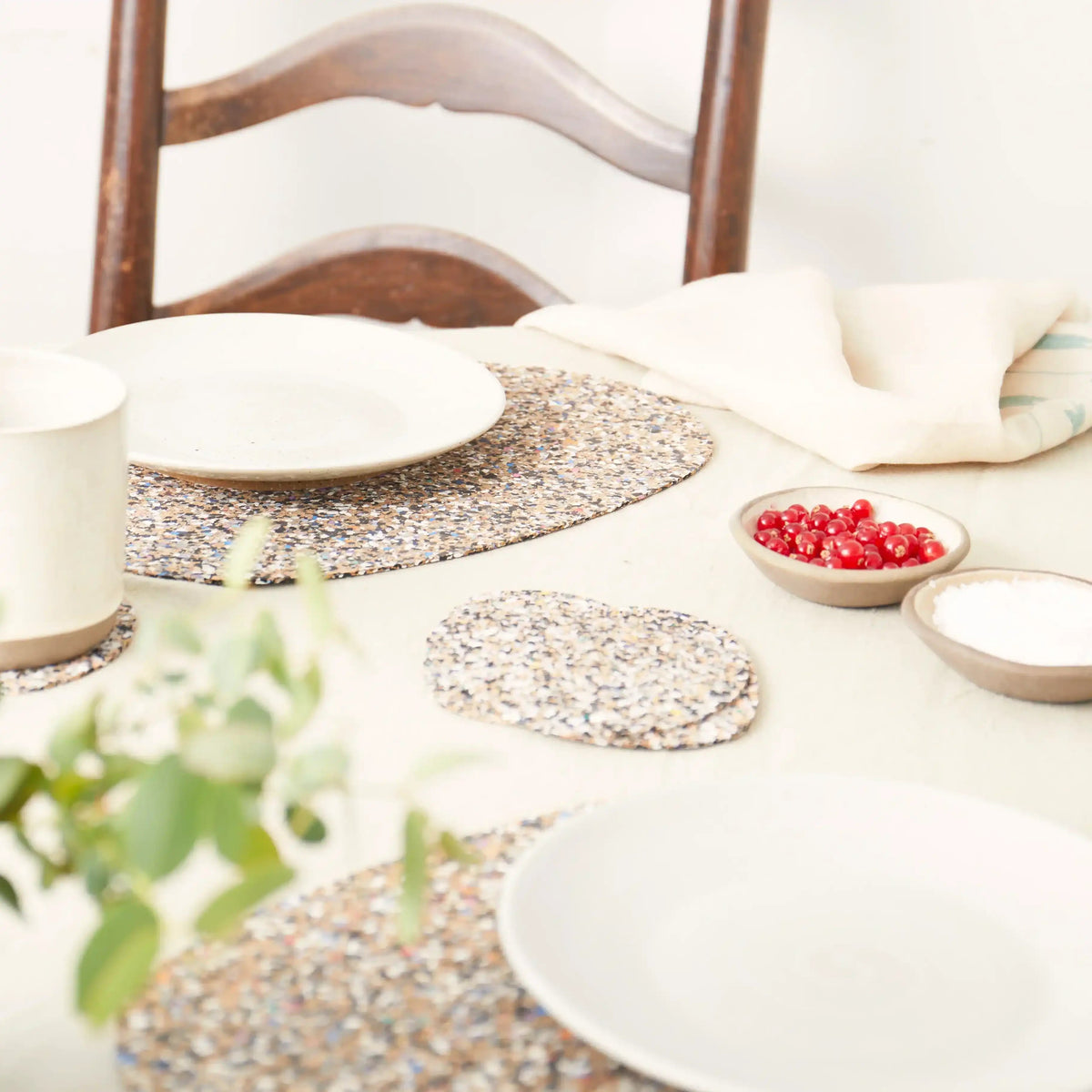 Beach Clean Placemats  Pebble Set of 4