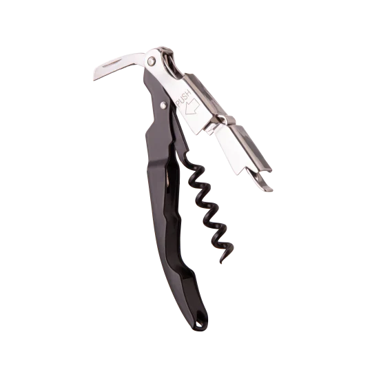 Vacu Vin Push Waiter's Corkscrew - Black